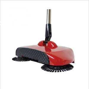 Stainless Steel Sweeping Machine for home - Red - Hand Push
