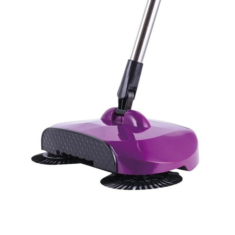Stainless steel sweeping machine for home - violet - hand