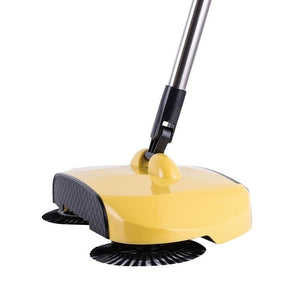 Stainless Steel Sweeping Machine for home - YELLOW - Hand