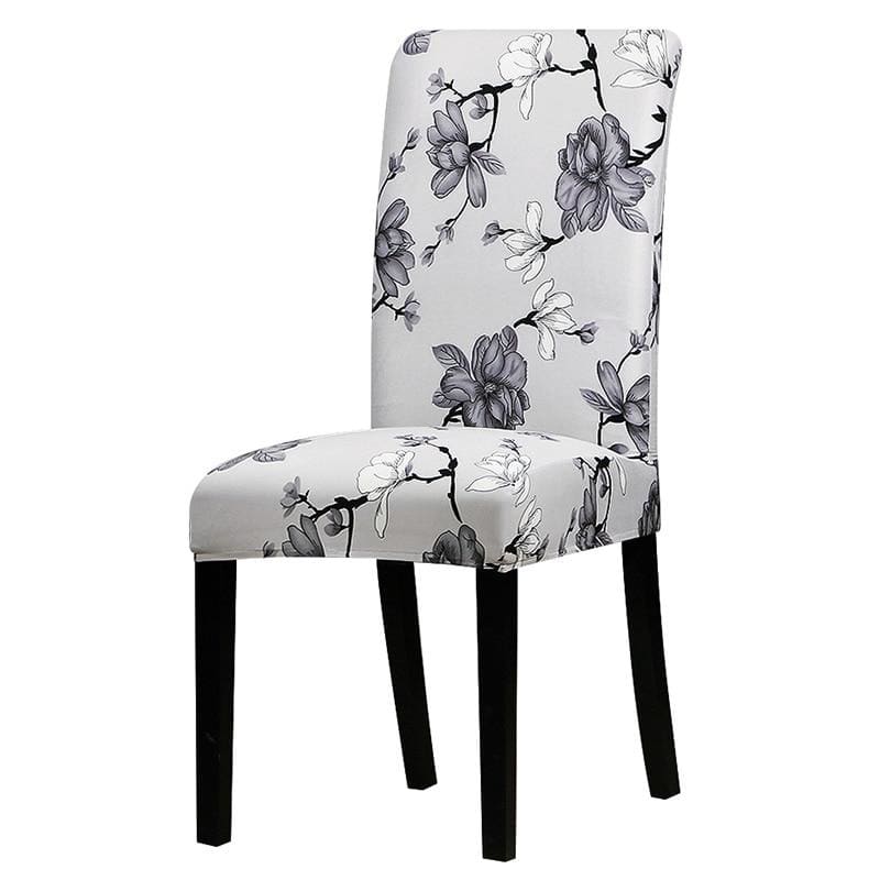 Stretchable printed chair cover - 125844 / universal size - 