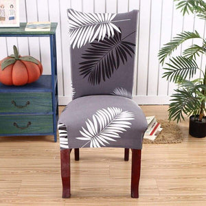 Stretchable printed chair cover - slipcover