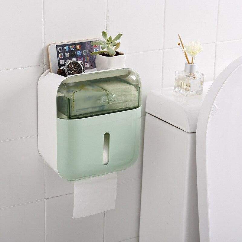 Toilet Paper Holder Rack - green - Bathroom Accessories