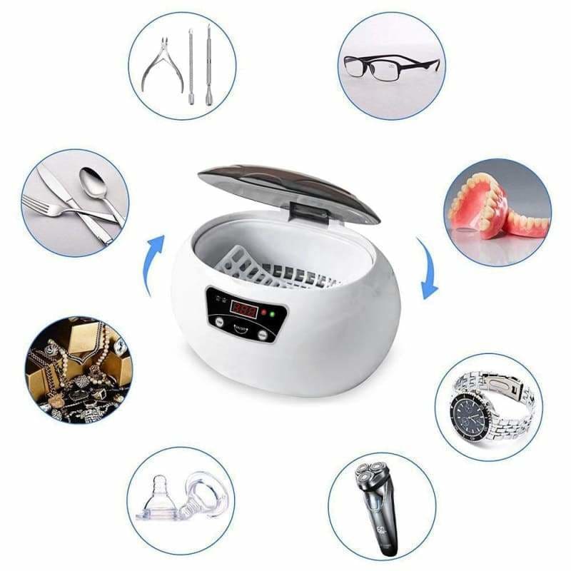 Ultrasonic Jewelry Cleaner - White / AU - electronic