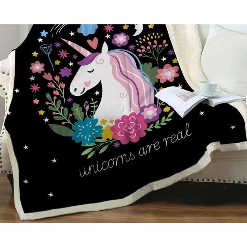 Unicorn blanket for kids - blankets