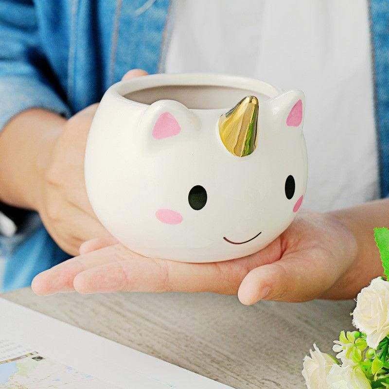 Unicorn mugs cup for kids - copper