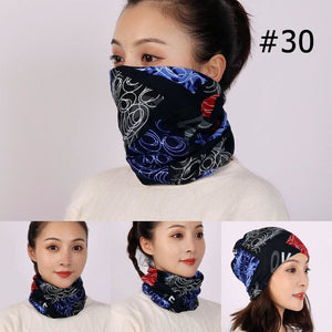 Unisex cotton ring neck scarf - 30 - face cover