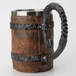 Viking Wood Mug - about 600ML / 5pcs once - Mugs