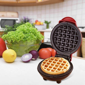 Waffles maker - red - kitchen appliances 2
