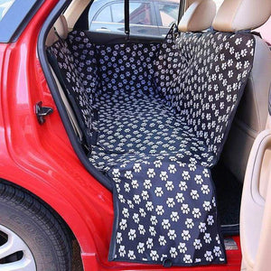 Waterproof dog car seat cover - Black Footprint