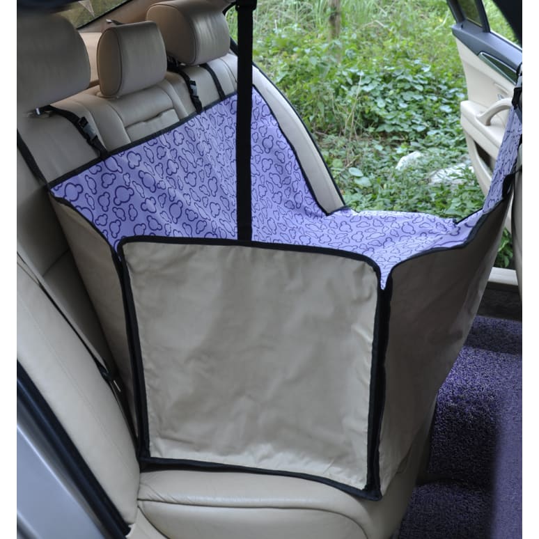 Waterproof dog car seat cover - Purple Cloud / 130*145*40cm