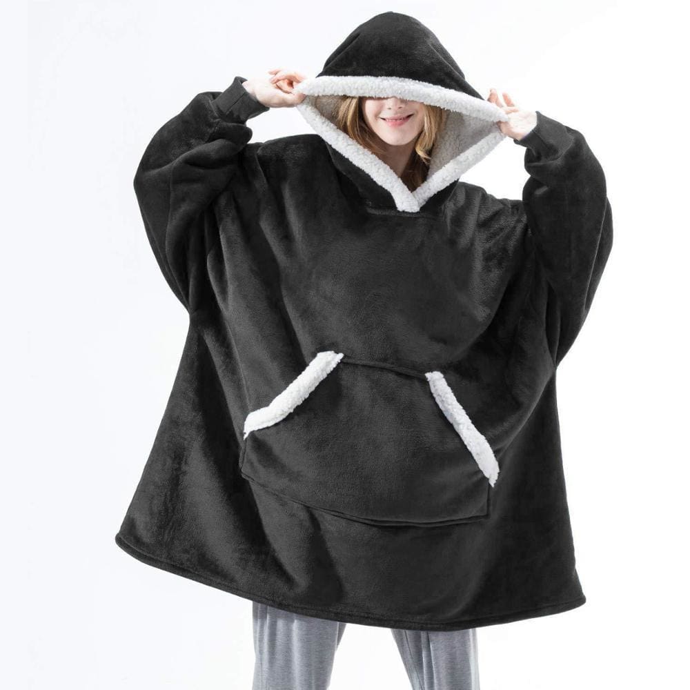 Wearable Blanket for All - Fur Black - Blankets