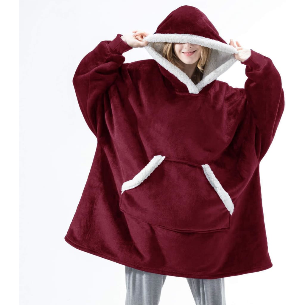 Wearable Blanket for All - Fur Red - Blankets