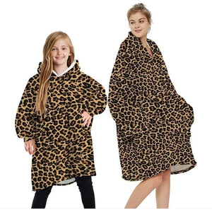 Wearable Blankets Printed - leopard Print / Kids