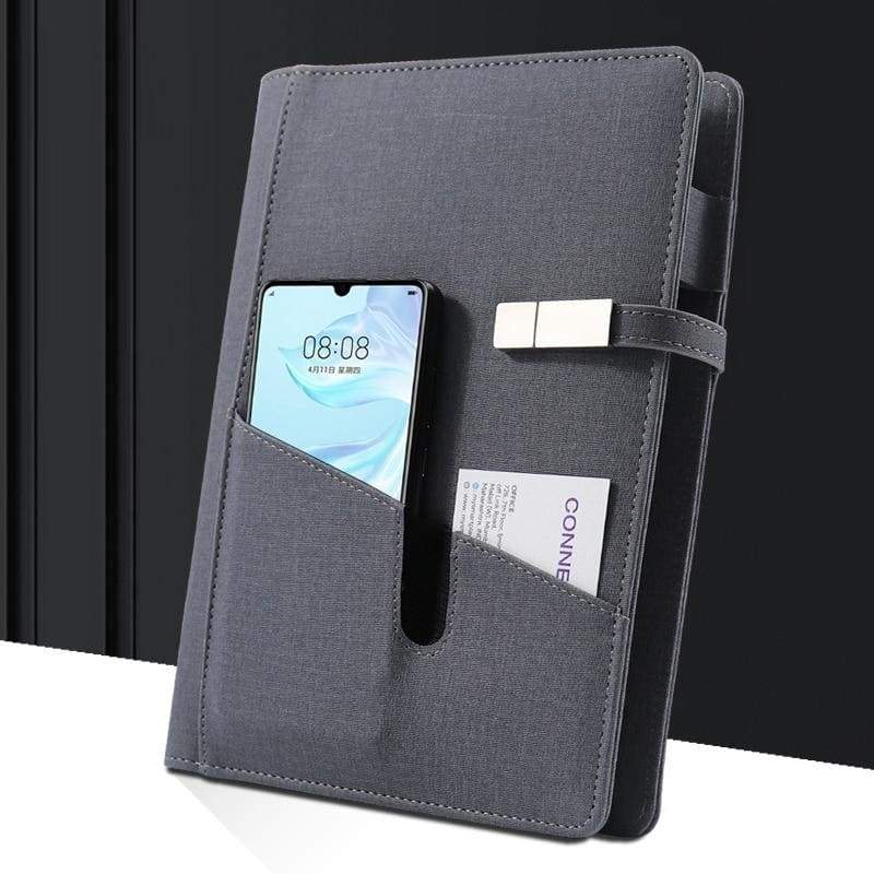 Wireless Phone Charging Notebook - Business