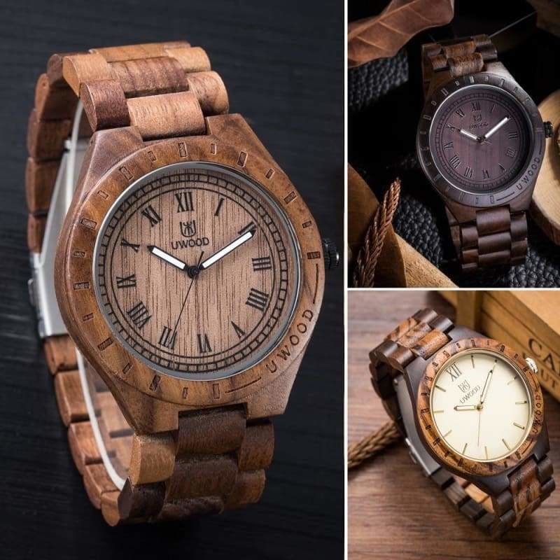 Wood Watch Casual Bamboo - Quartz Watches