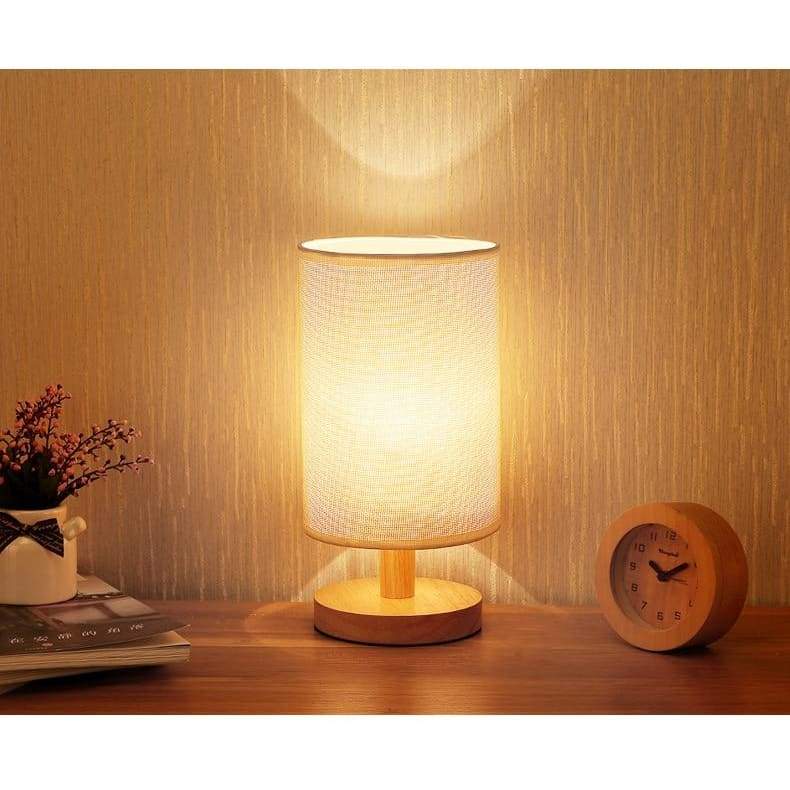 Wooden Base Corner Lamp - LED Night Lights