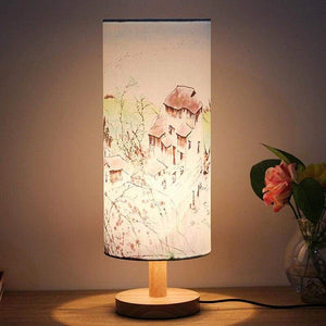 Wooden Base Table Lamp - Rural - LED Night Lights