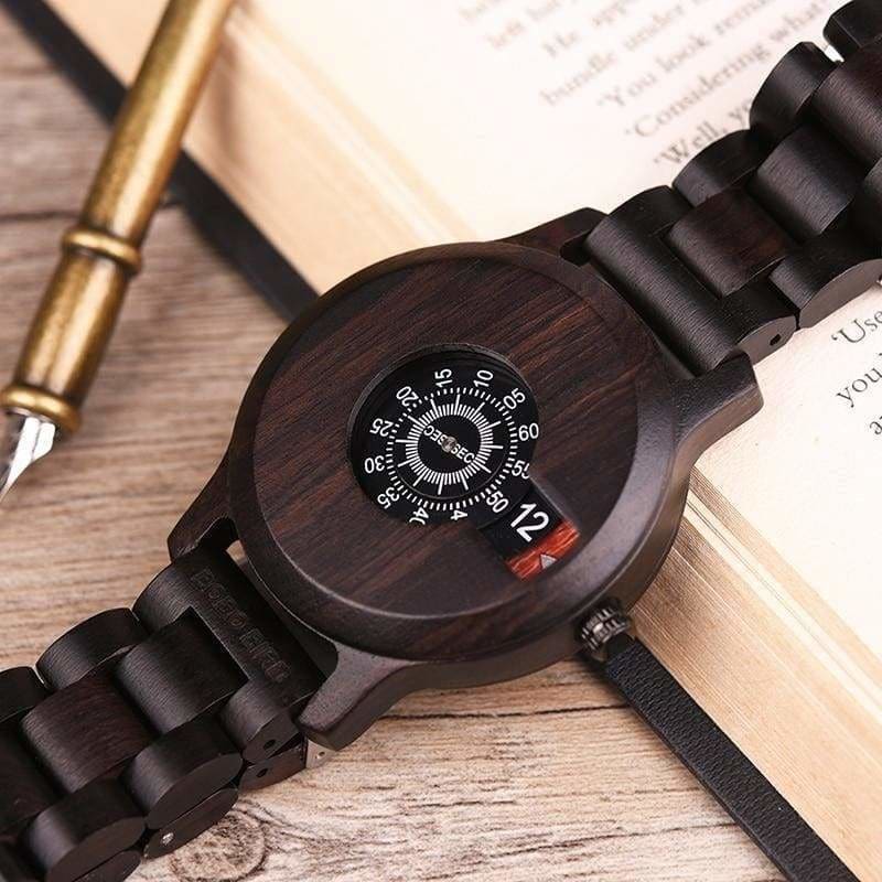 Wooden quartz watch just for men and women - watches