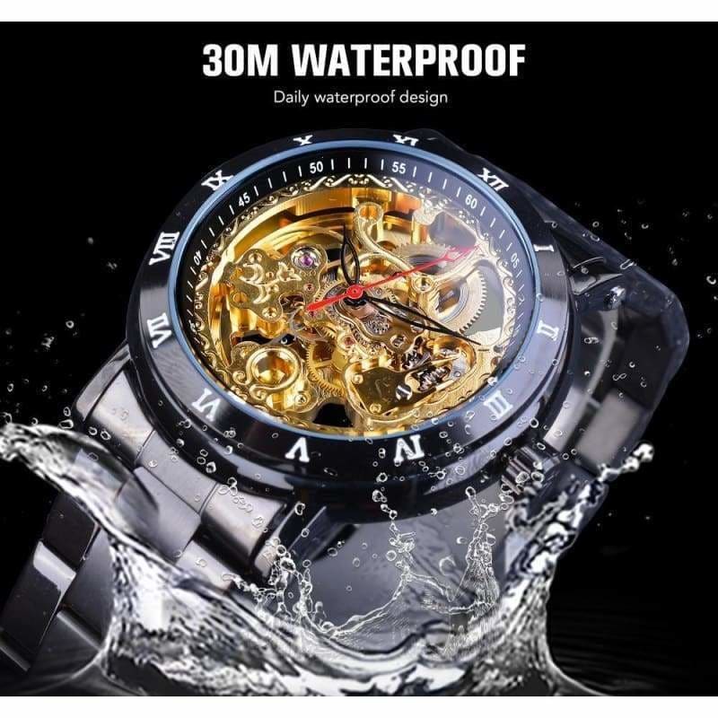 Wrist Watch Diamond Mechanical - Watches
